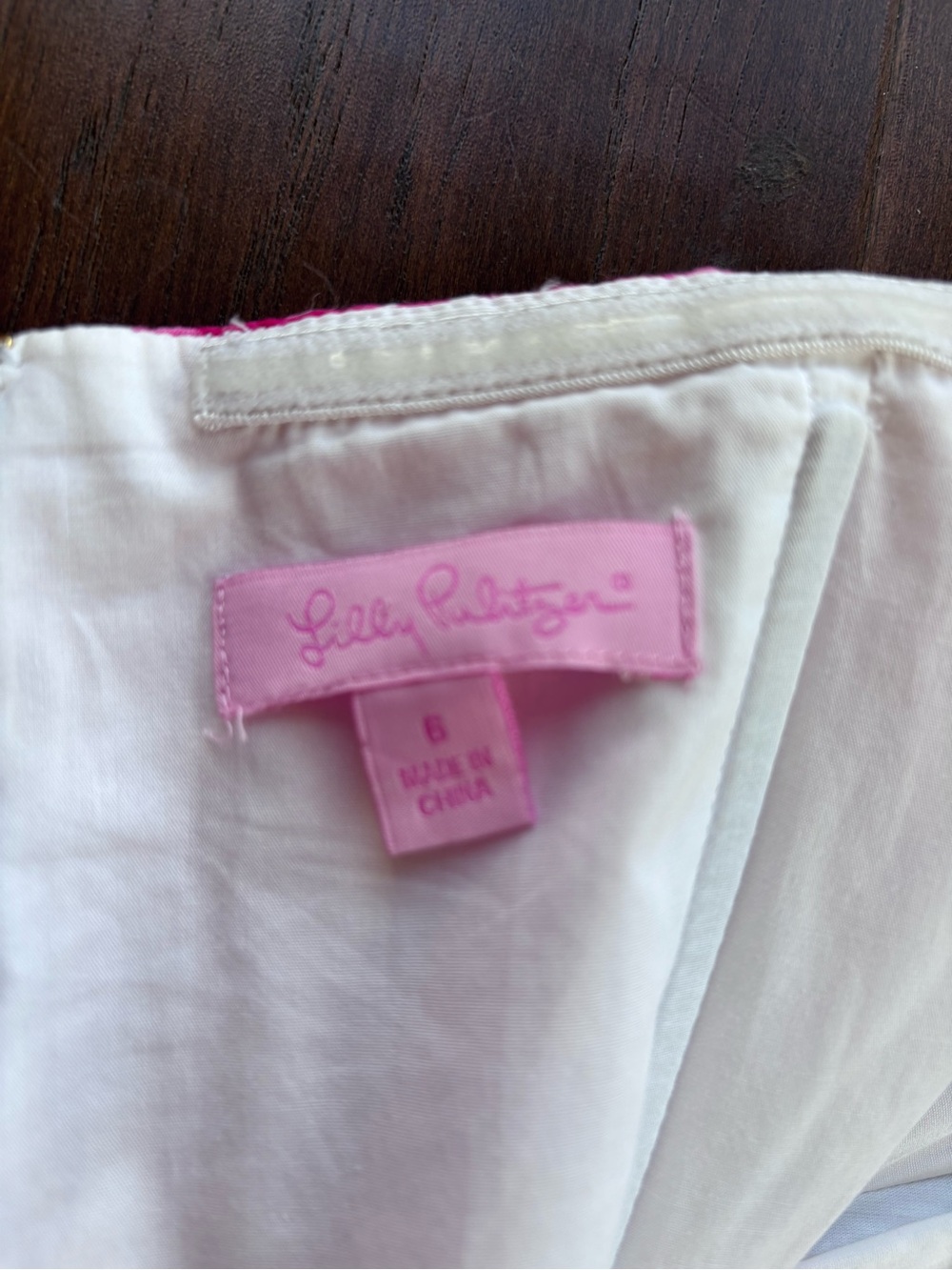 Lilly Pulitzer Floral Strapless Dress. 6 - Picture 5 of 7